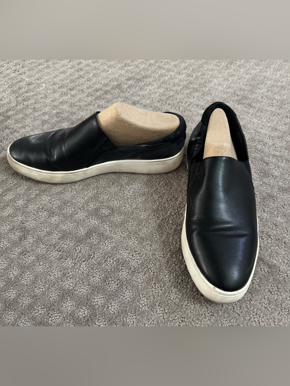 Women’s Black Slip-On Sneakers